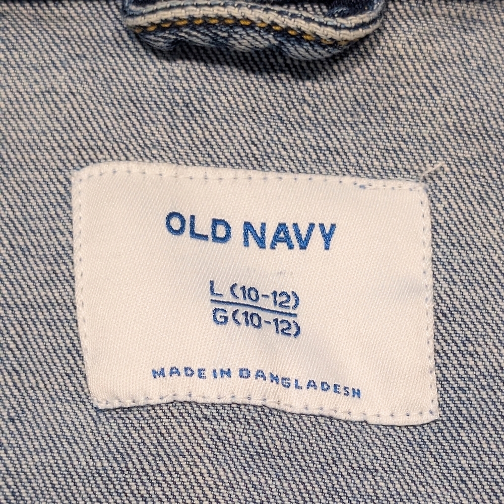 Old Navy Light Wash Denim Jacket for Kids - Picture 2 of 2